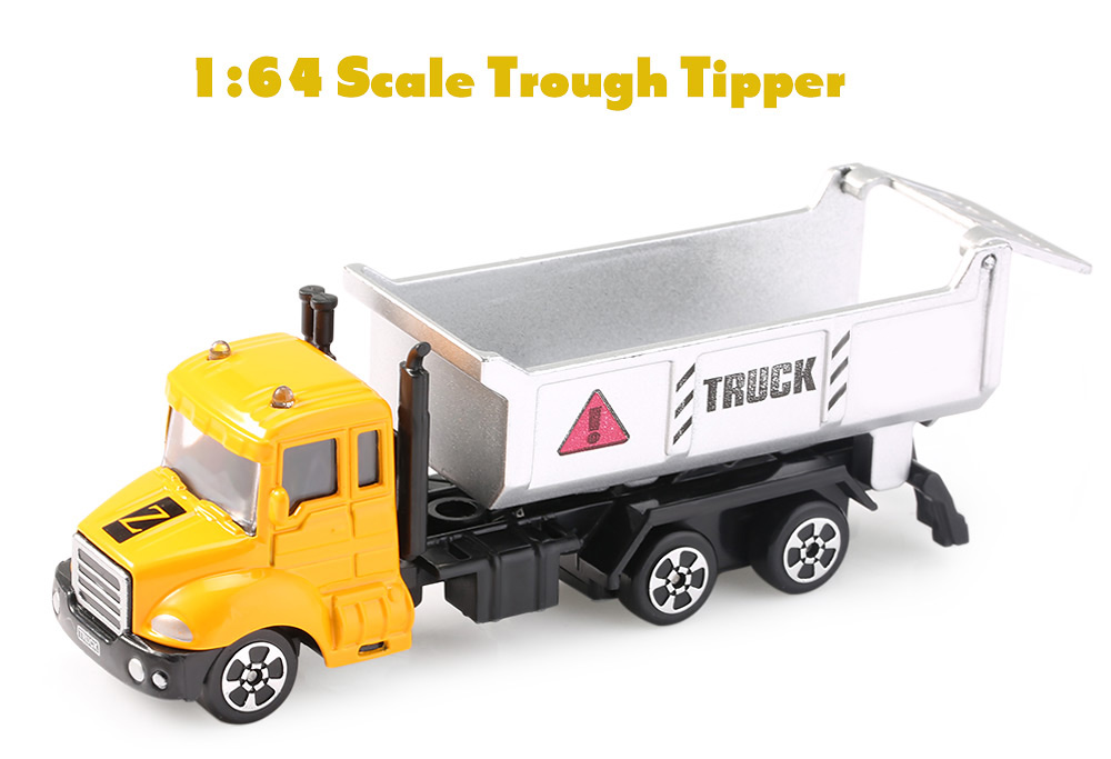THE NORTH E HOME Children Alloy 1:64 Scale Trough Tipper Truck Emulation Model Toy Present