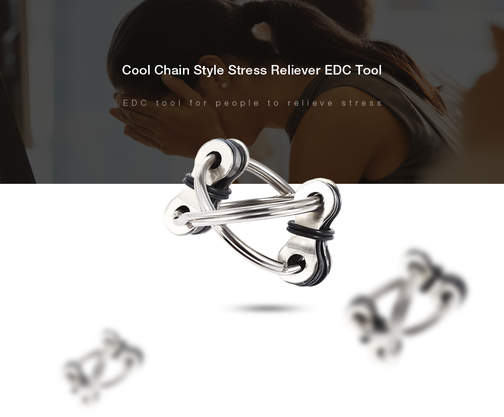 Chain Puzzle Style Stress Reliever EDC Pressure Reducing Toy for Office Worker Chain Puzzle Style Stress Reliever EDC Pressure Reducing Toy for Office Worker