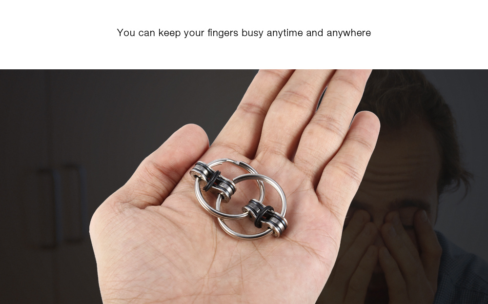 Chain Puzzle Style Stress Reliever EDC Pressure Reducing Toy for Office Worker Chain Puzzle Style Stress Reliever EDC Pressure Reducing Toy for Office Worker