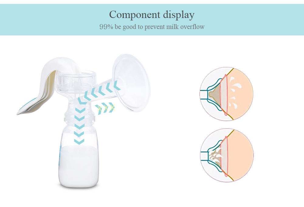 Bobeielephant PP Material Portable Manual Baby Breast Pump