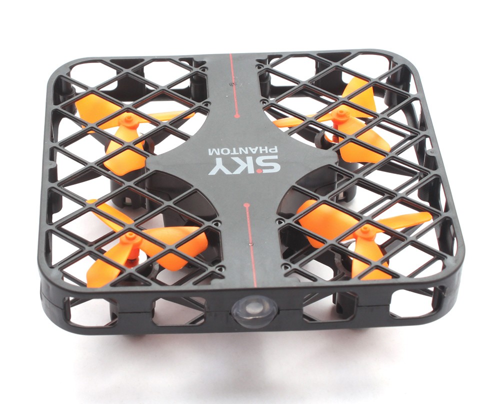 HAPPYCOW 777 - 382 SKY PHANTOM Fully Protected Mini RC Quadcopter RTF 2.4GHz 4CH 6-axis Gyro 3D Roll Speed Switch LED Light