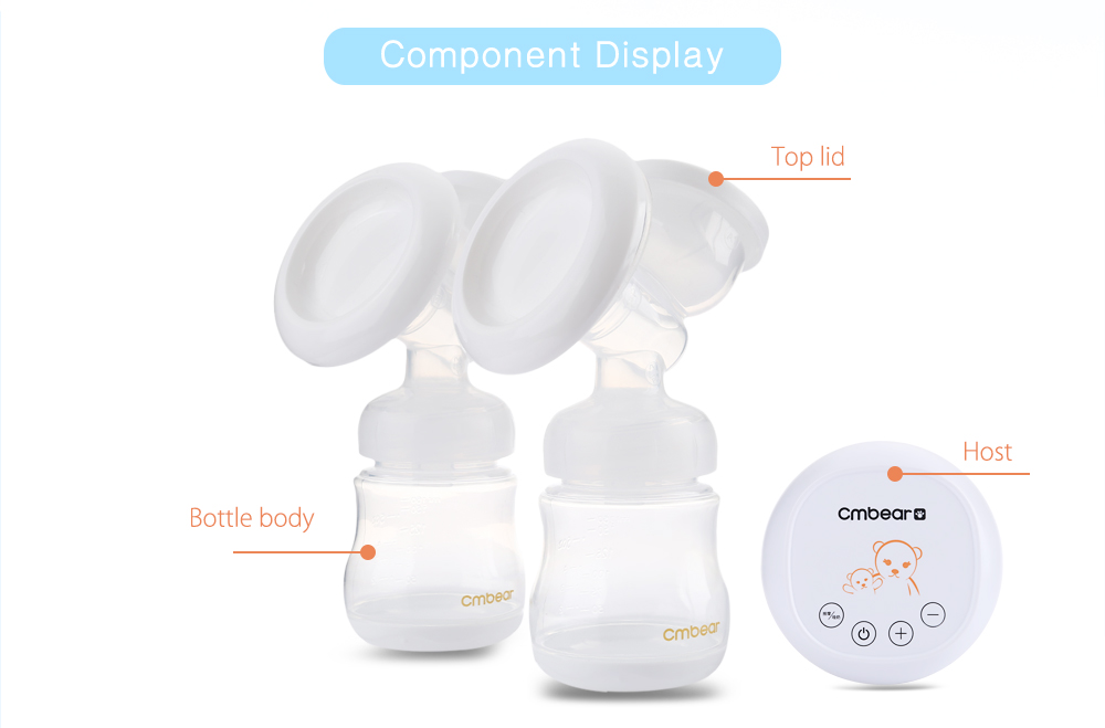 Cmbear Portable Quiet Operation Massage Advanced Electric Breast Pump