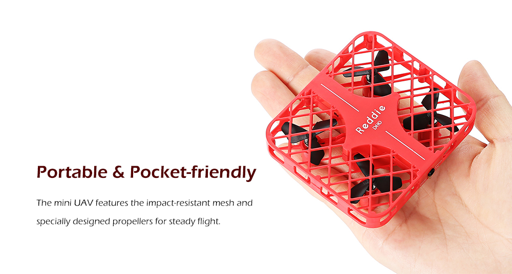 DHD D3 Mini Mesh RC Quadcopter RTF 2.4GHz 4CH 6-axis Gyro / One Key Return / Headless Mode DHD D3 Mini Mesh RC Quadcopter RTF 2.4GHz 4CH 6-axis Gyro / One Key Return / Headless Mode