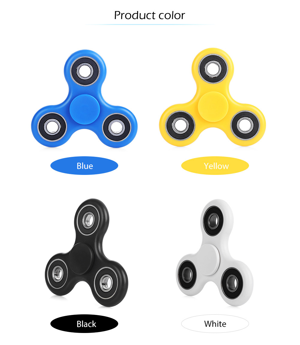 ABS Plastic ADHD Fidget Spinner Stress Reliever Toy Relaxation Gift ABS Plastic ADHD Fidget Spinner Stress Reliever Toy Relaxation Gift