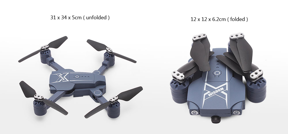 BAO NIU HC629W Foldable RC Drone BNF WiFi FPV 0.3MP Camera / Air Press Altitude Hold / Headless Mode BAO NIU HC629W Foldable RC Drone BNF WiFi FPV 0.3MP Camera / Air Press Altitude Hold / Headless Mode