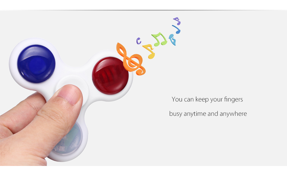 LED Fidget Spinner with Music Stress Relief Toy LED Fidget Spinner with Music Stress Relief Toy