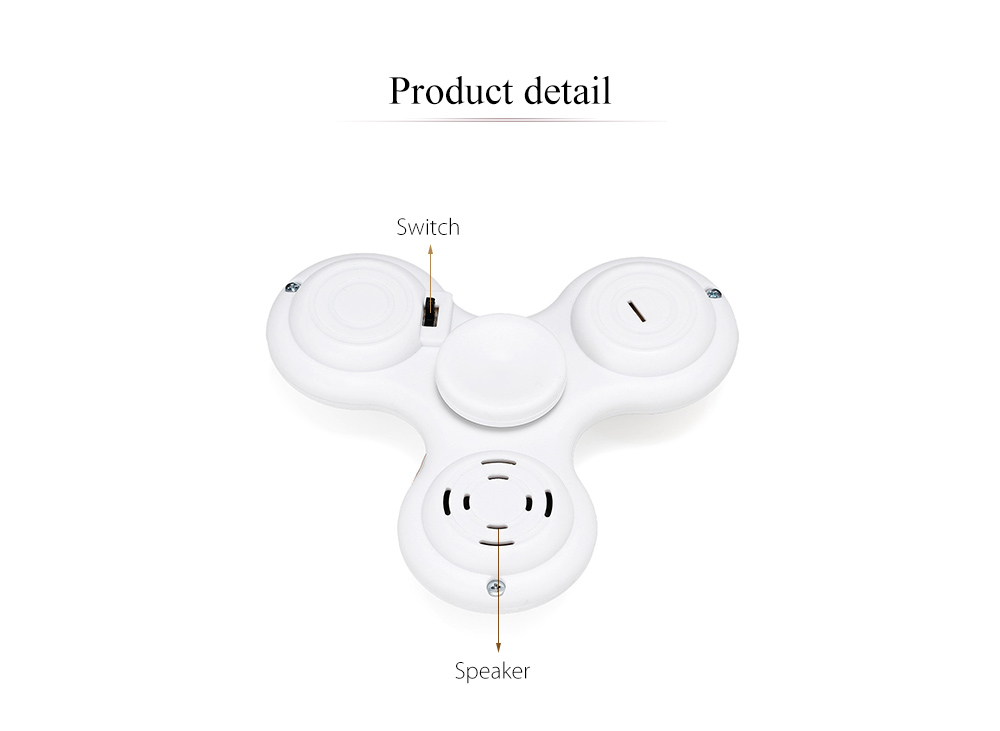 LED Fidget Spinner with Music Stress Relief Toy LED Fidget Spinner with Music Stress Relief Toy