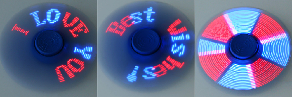 Intelligent App Control LED Fidget Spinner with Changeable Words Funny Stress Reliever Adult Fidgeting Toy Intelligent App Control LED Fidget Spinner with Changeable Words Funny Stress Reliever Adult Fidgeting Toy