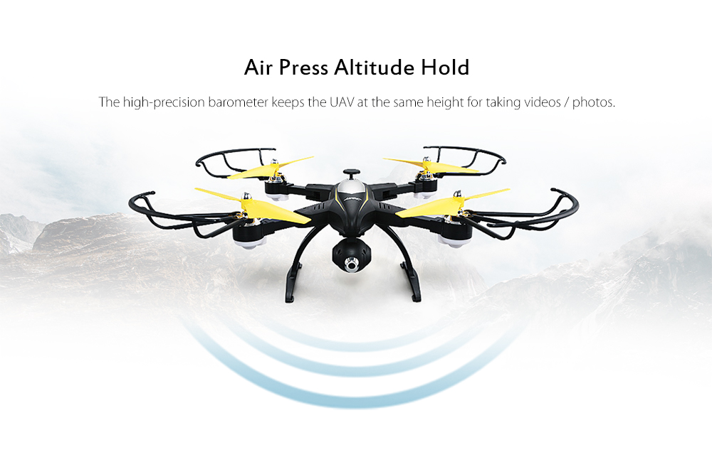 JJRC H39WH CYGNUS Foldable RC Drone RTF WiFi FPV 720P HD / Air Press Altitude Hold / Headless Mode