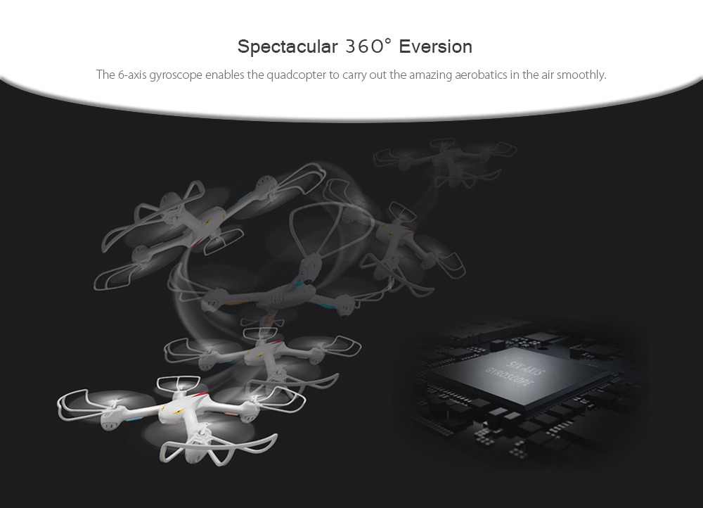 MJX X708 Cyclone RC Quadcopter RTF 2.4GHz 4CH 6-axis Gyro / Headless Mode / One Key Return