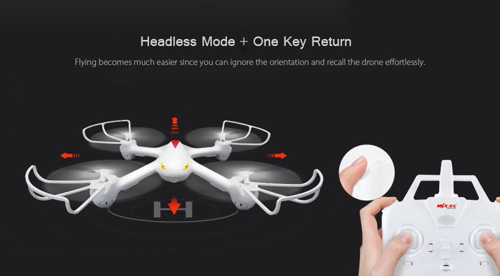MJX X708 Cyclone RC Quadcopter RTF 2.4GHz 4CH 6-axis Gyro / Headless Mode / One Key Return MJX X708 Cyclone RC Quadcopter RTF 2.4GHz 4CH 6-axis Gyro / Headless Mode / One Key Return