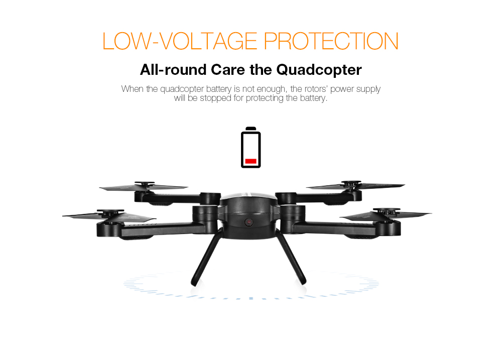 X8TW Foldable 0.41MP WiFi Camera RC Quadcopter 2.4G 4CH 6-axis Gyro Altitude Hold Headless Mode Drone RTF