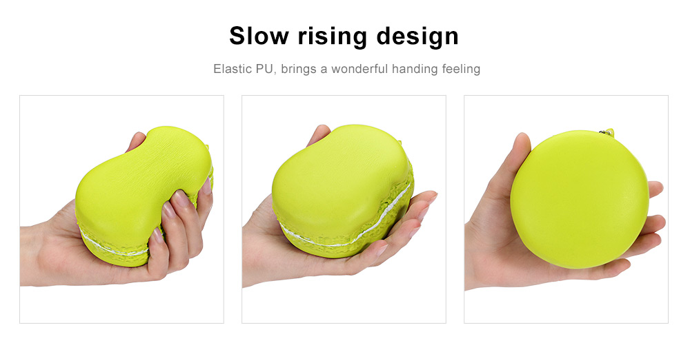 Squishy PU Sponge Slow Rising Simulate Macaron Toy Pendant Decoration Squeeze Stress Reliever