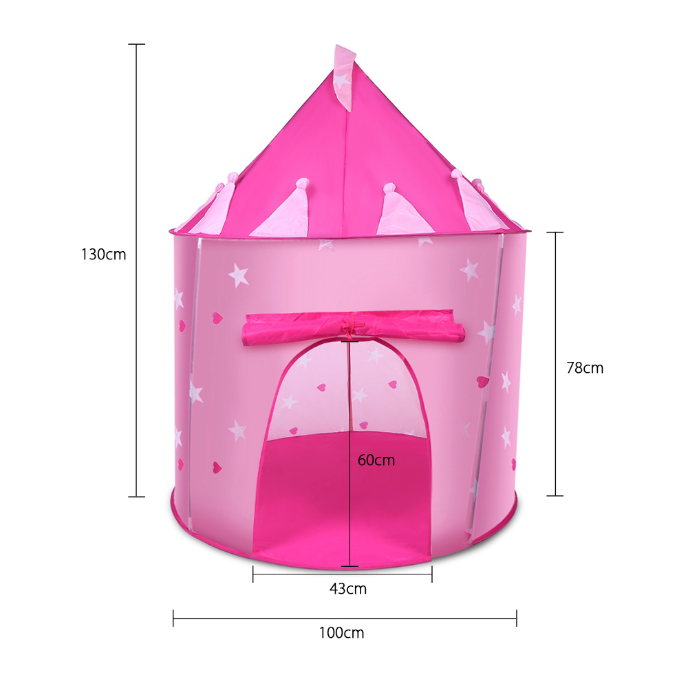 Children Portable Folding Play Tent Cubby House