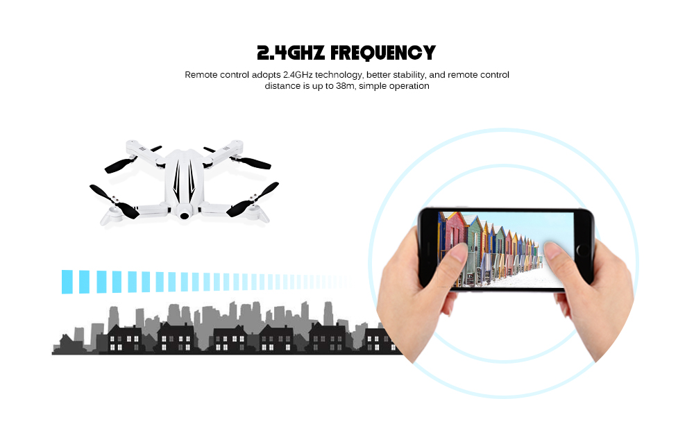 Flytec T13 3D Foldable RC Quadcopter WiFi FPV 720P Camera 2.4G 4CH 6-axis Gyro Altitude Hold Headless Mode 360 Unlimited Flip Aircraft