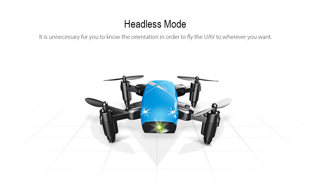 S9 Micro Foldable RC Quadcopter RTF 2.4GHz 4CH 6-axis Gyro / Headless Mode / One Key Return