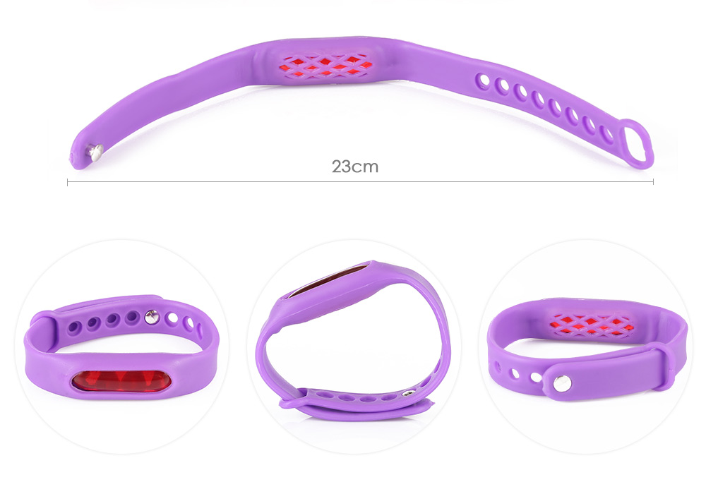 Natural Essential Oil Mosquito Repellent Wrist Band Silicone Bracelet