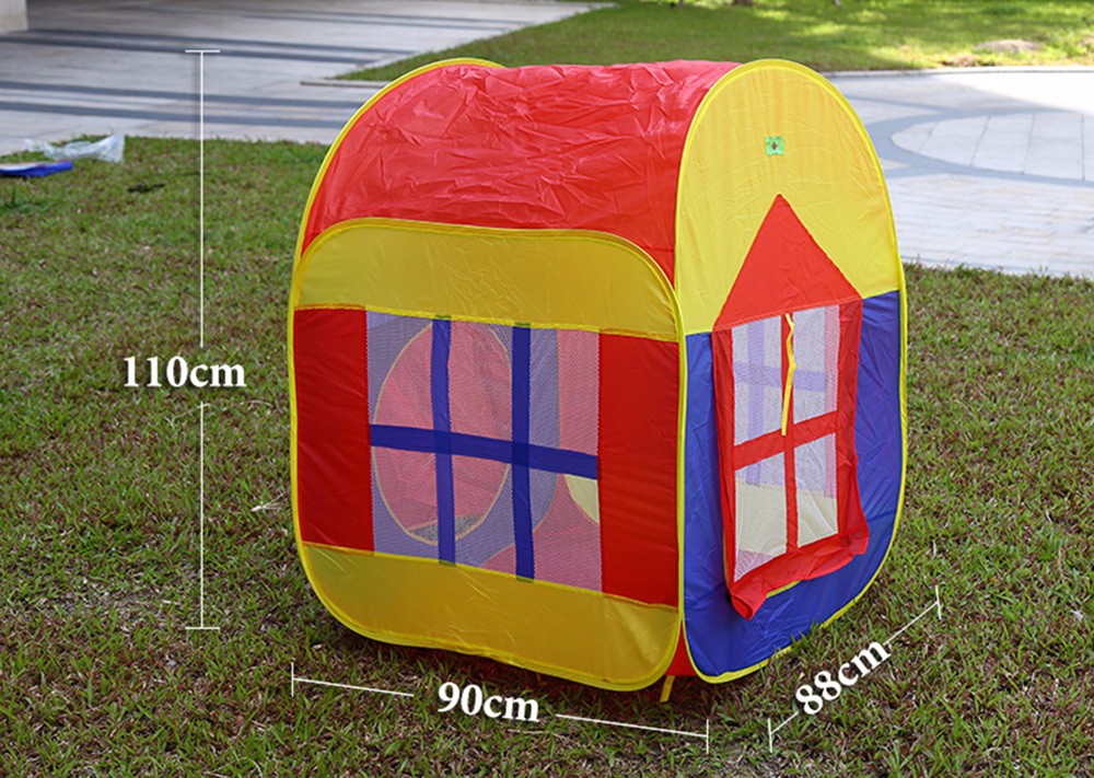 Kids Play Game House Foldable Portable Cartoon Tent Child Toy