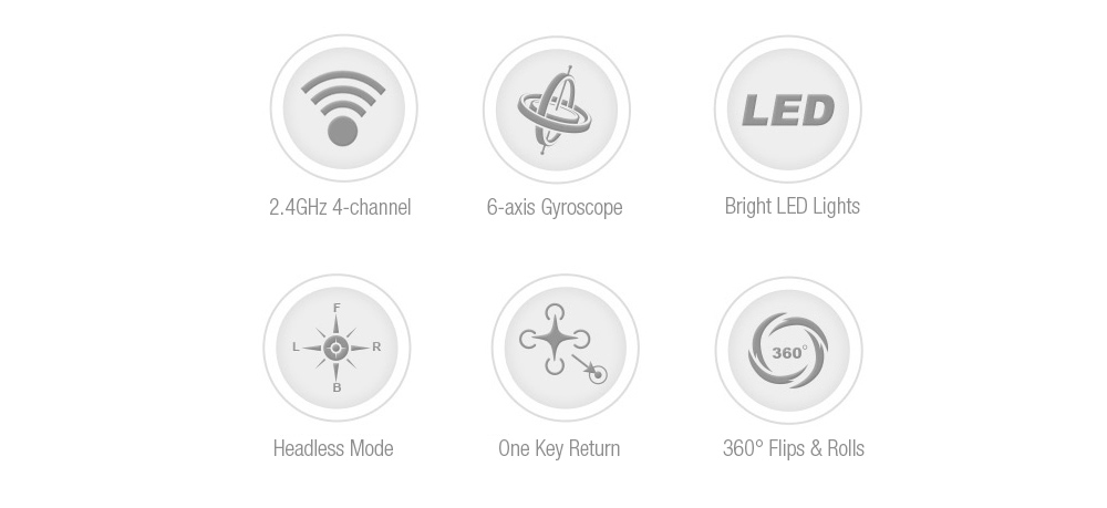 JJRC H20 Tiny 2.4G 6 Axis Gyro 4CH RC Hexacopter Headless Mode RTF JJRC H20 Tiny 2.4G 6 Axis Gyro 4CH RC Hexacopter Headless Mode RTF