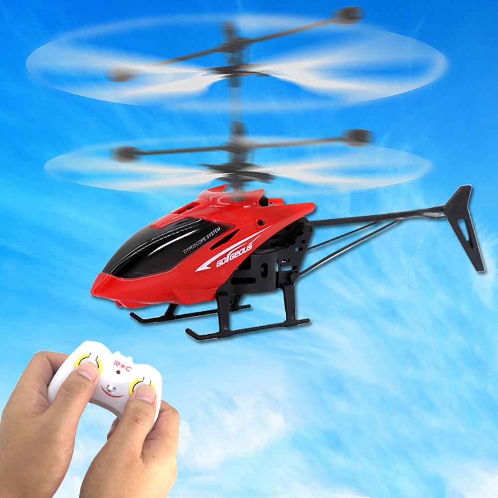 Flashing Light Induction Helicopter Toy for Kids