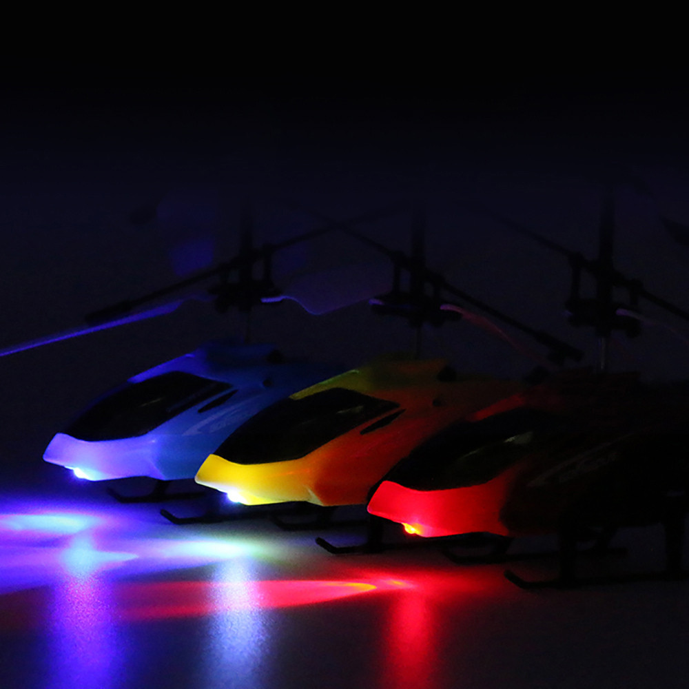 Flashing Light Induction Helicopter Toy for Kids