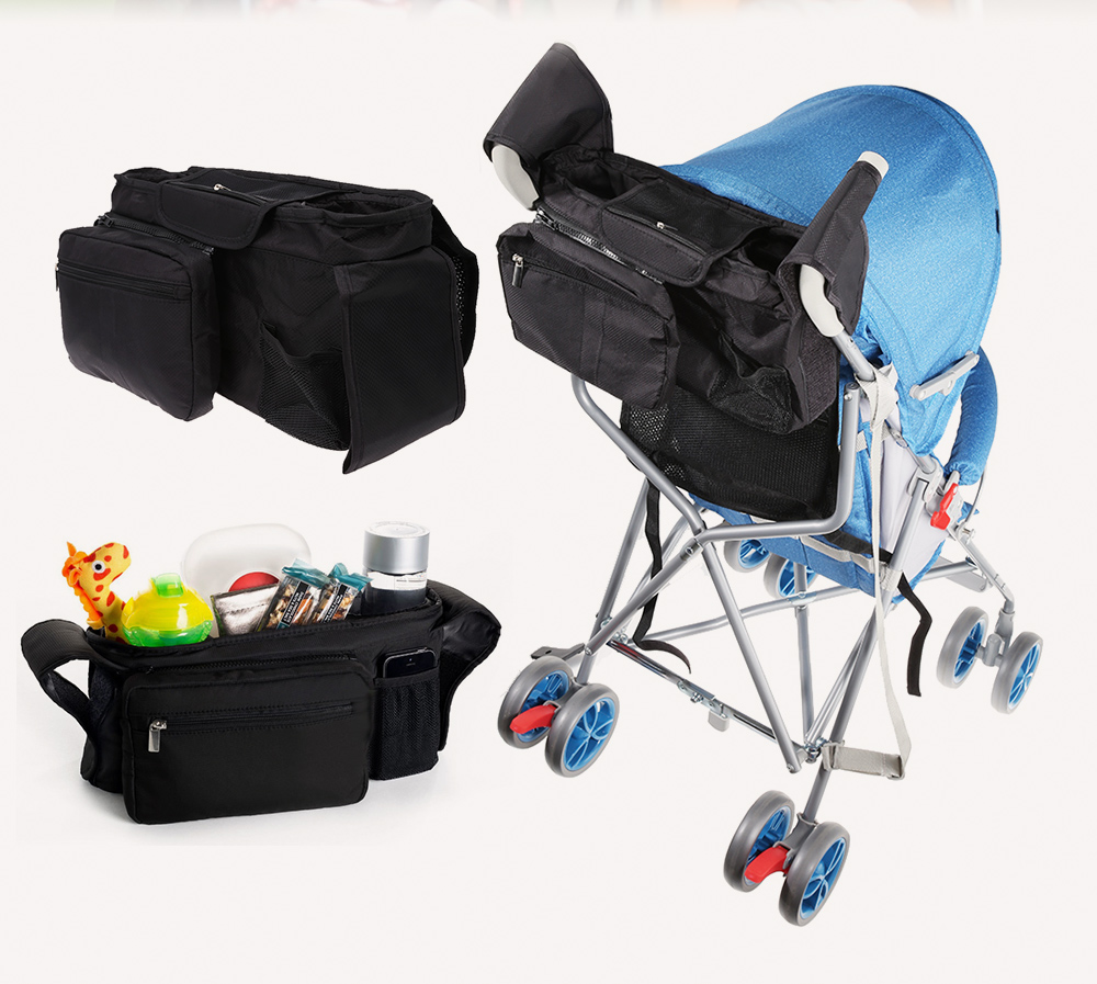 Multifunctional Large Capacity Baby Stroller Organizer Bag