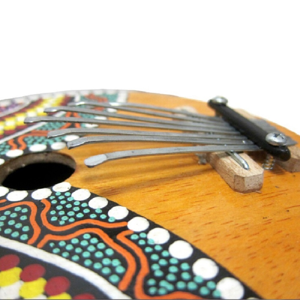 Thumb piano - 7 key - adjustable - coconut shell Thumb piano - 7 key - adjustable - coconut shell