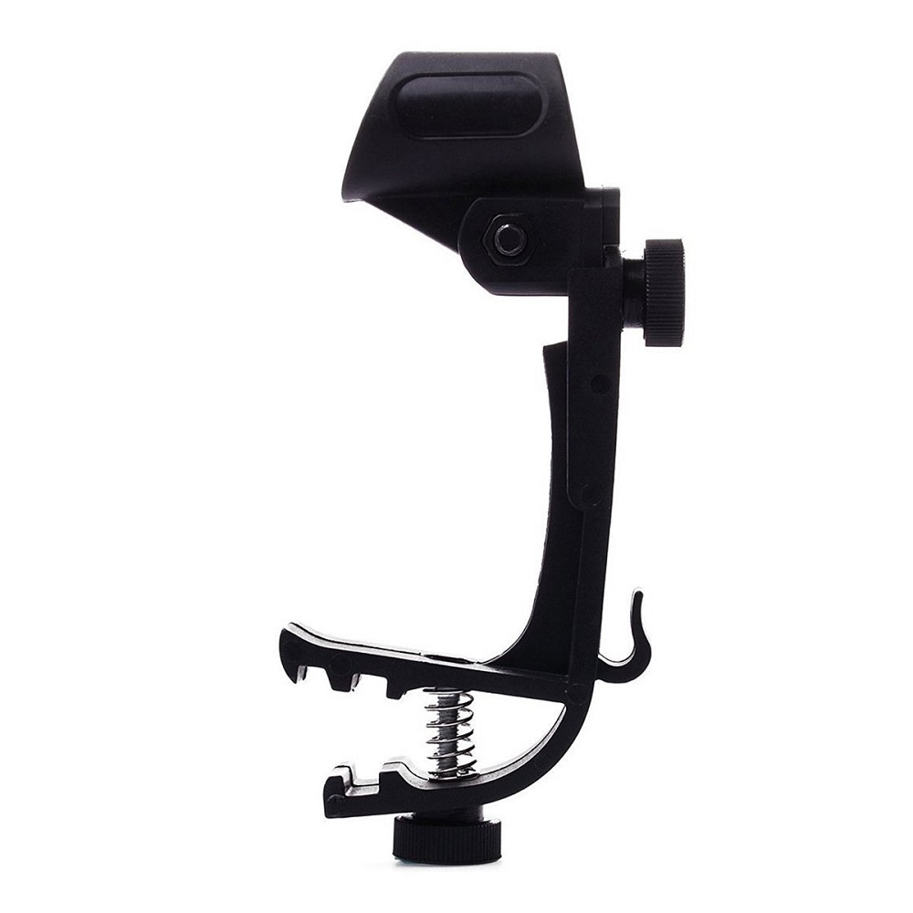 Adjustable Clip On Drum Mount Microphone Mic Clamps Holder Groove Gear 2PCS