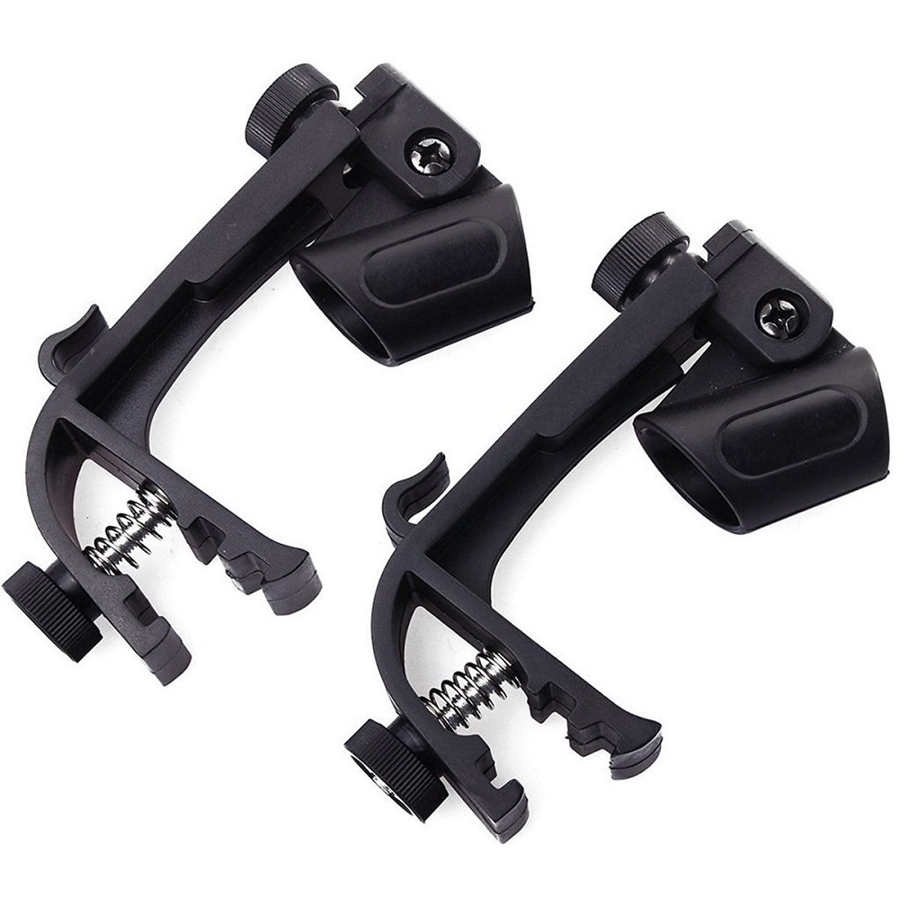 Adjustable Clip On Drum Mount Microphone Mic Clamps Holder Groove Gear 2PCS