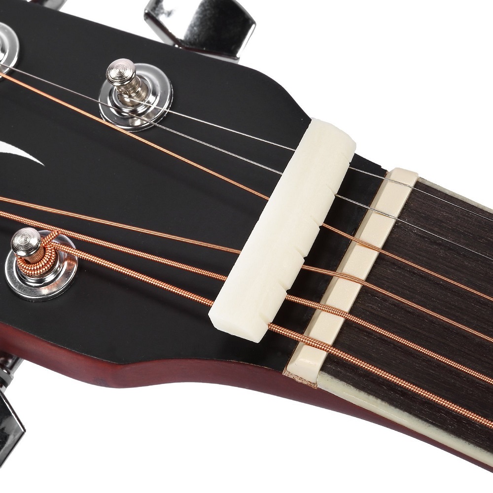 6 String Acoustic Guitar Bone Bridge Saddle Nut 6 String Acoustic Guitar Bone Bridge Saddle Nut