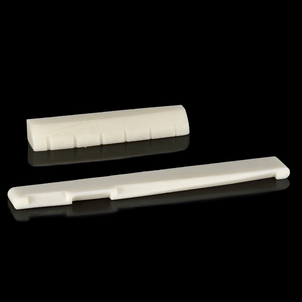 6 String Acoustic Guitar Bone Bridge Saddle Nut 6 String Acoustic Guitar Bone Bridge Saddle Nut