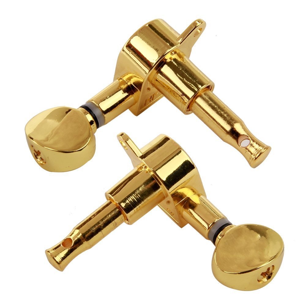 Chrome Guitar String Tuning Pegs Tuners 6 PCS Chrome Guitar String Tuning Pegs Tuners 6 PCS
