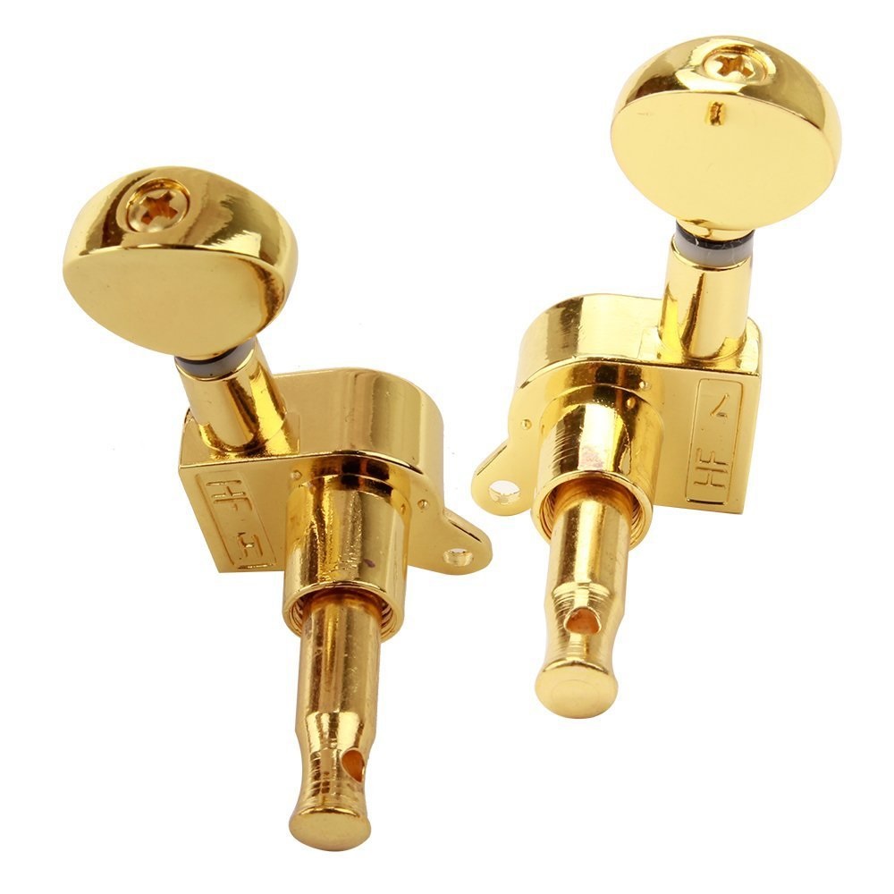 Chrome Guitar String Tuning Pegs Tuners 6 PCS Chrome Guitar String Tuning Pegs Tuners 6 PCS