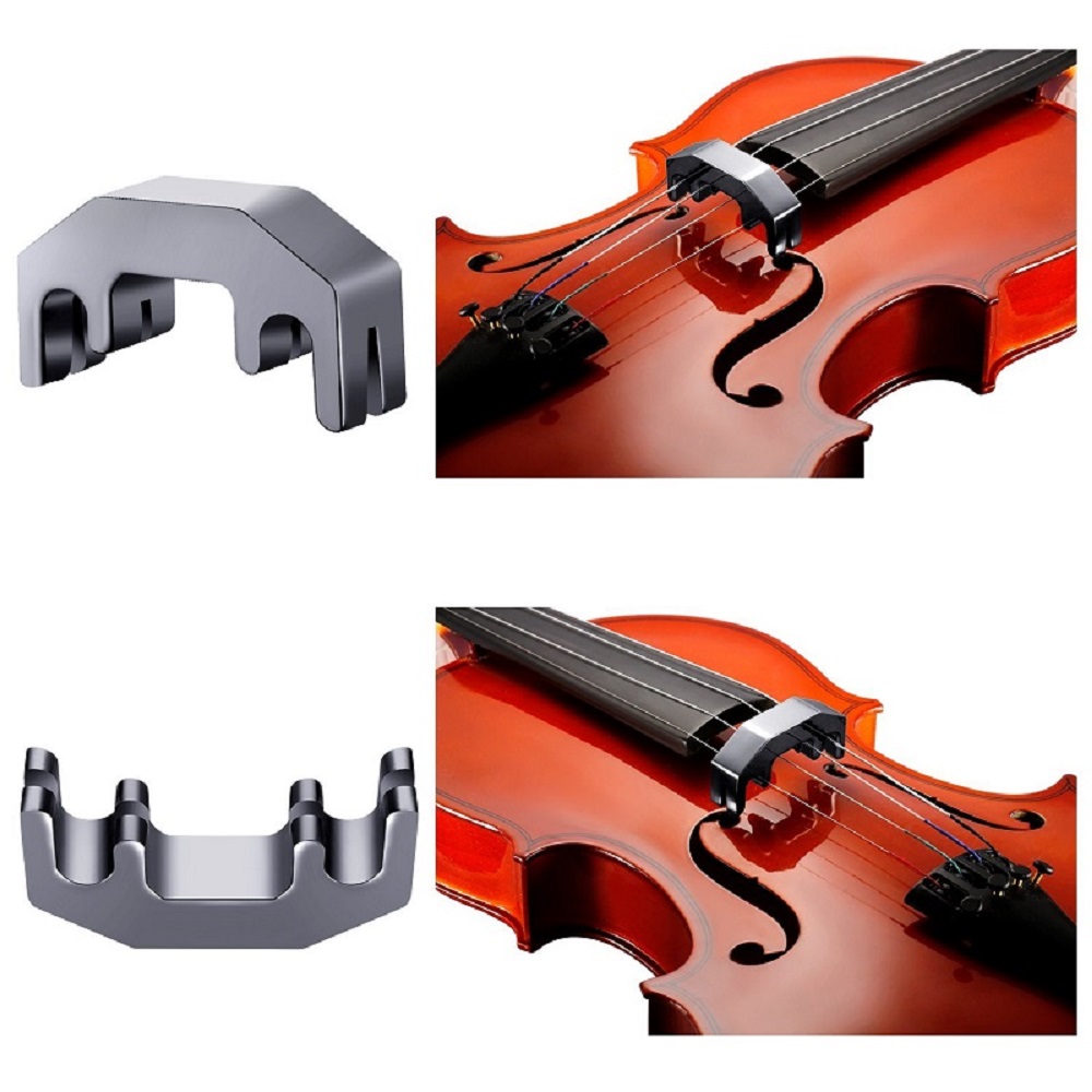 Chrome Metal Practice Violin Mute / Silencer Chrome Metal Practice Violin Mute / Silencer