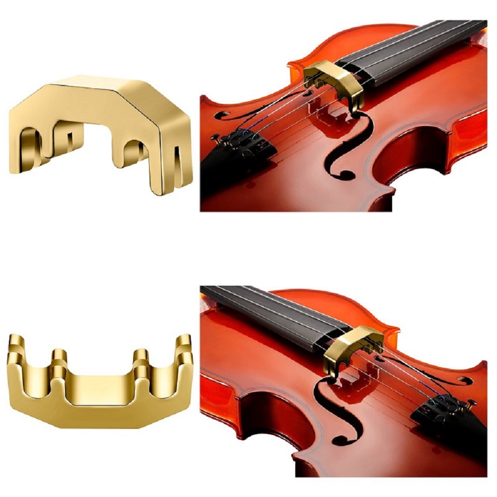 Chrome Metal Practice Violin Mute / Silencer Chrome Metal Practice Violin Mute / Silencer