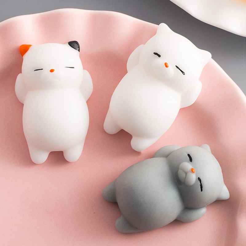 Cute Cat Style Squishy Toy for Pressure Reducing