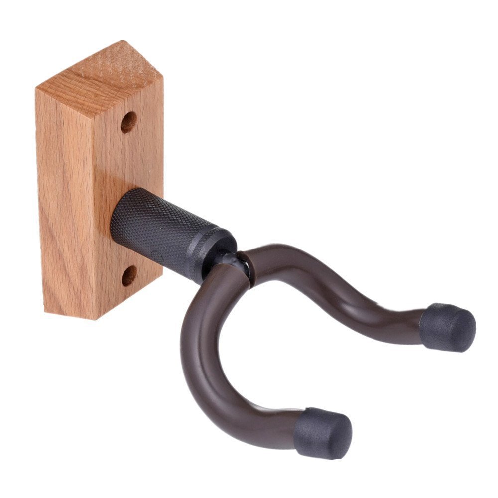 Wooden Base Guitar Hangers Wall Mount Hooks Stand Holder Musical Instrument Wooden Base Guitar Hangers Wall Mount Hooks Stand Holder Musical Instrument
