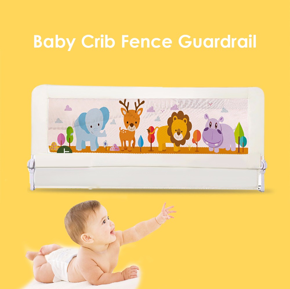 Baby Bed Rails Crib Fence Guardrail Safety Bumper