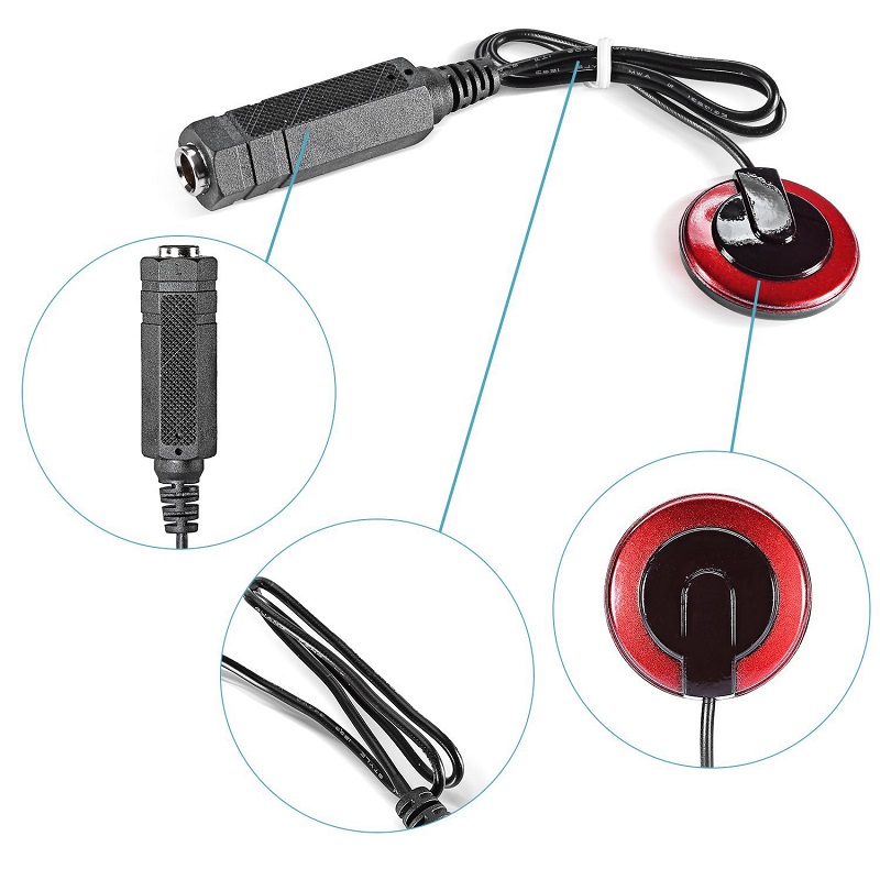 Piezo Contact Microphone Pickup for Guitar Violin Banjo OUD Ukulele Mandolin and More Piezo Contact Microphone Pickup for Guitar Violin Banjo OUD Ukulele Mandolin and More