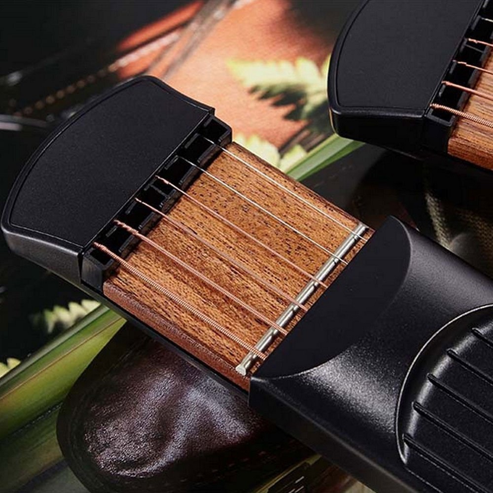 Portable Pocket Guitar Practice Strings Tool Gadget for Beginner Portable Pocket Guitar Practice Strings Tool Gadget for Beginner