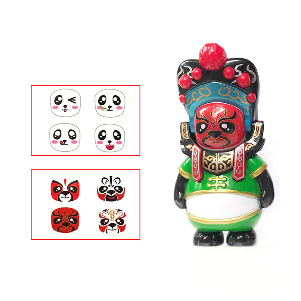 Classical Chinese Sichuan Opera Face The Panda Doll Gifts for Children