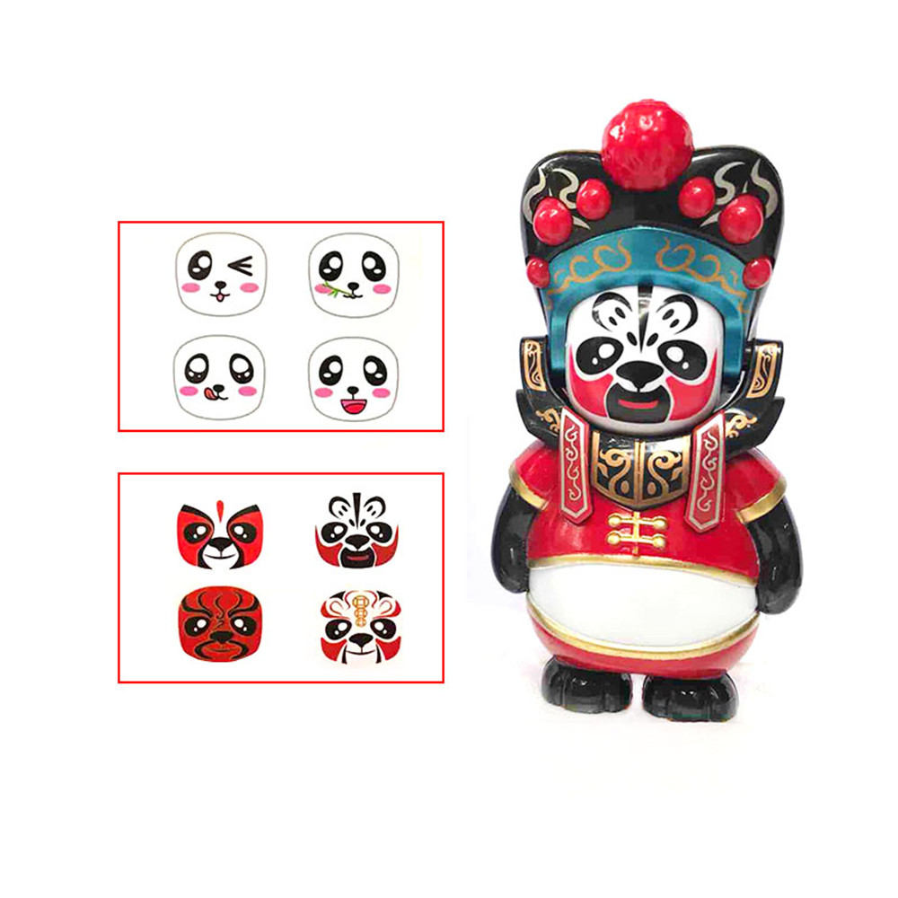 Classical Chinese Sichuan Opera Face The Panda Doll Gifts for Children