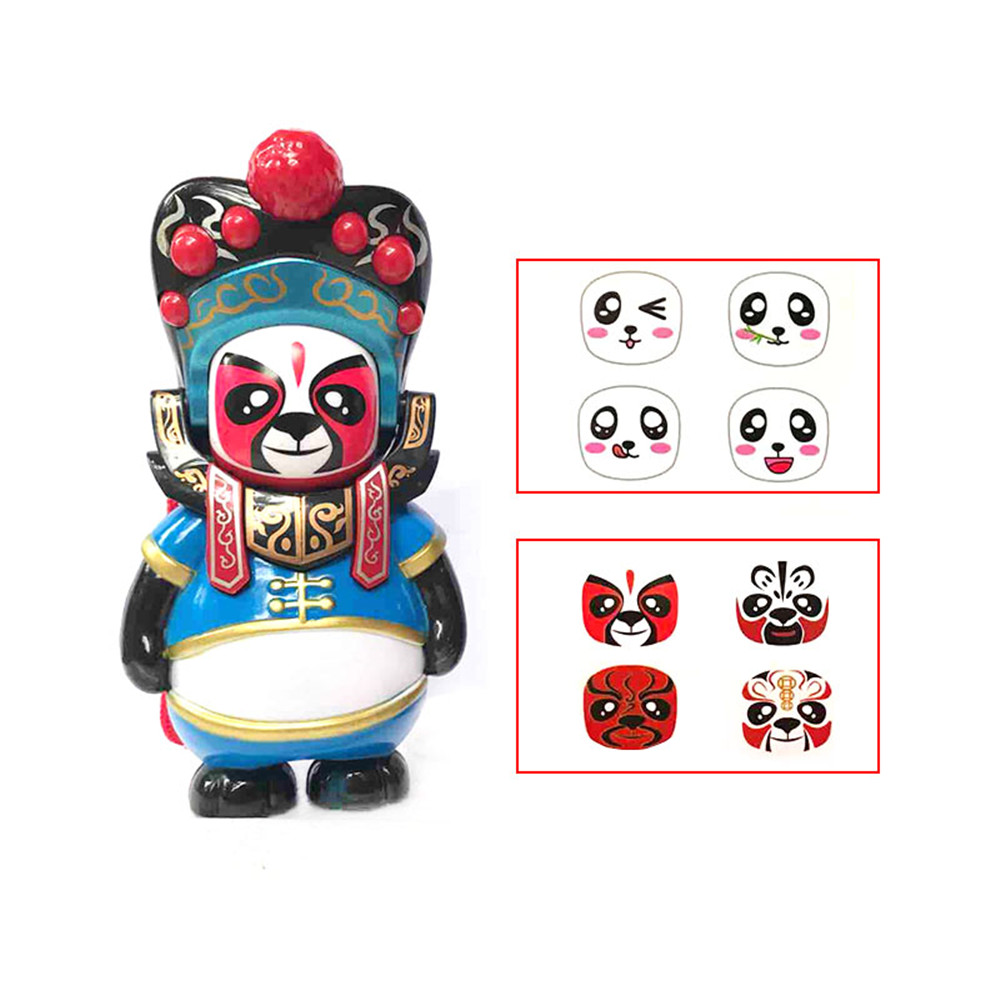 Classical Chinese Sichuan Opera Face The Panda Doll Gifts for Children