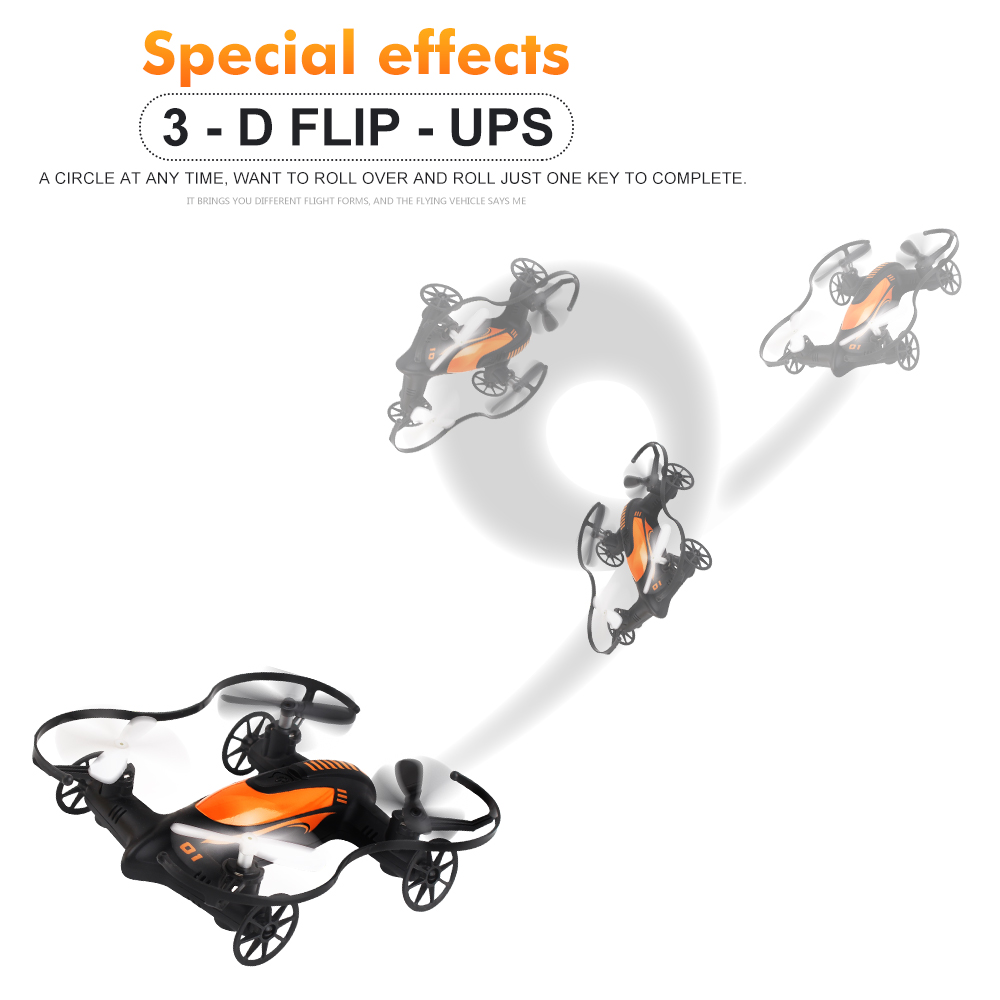 TK115 Mini Fly Car 2 in 1 RC Drone Altitude Hold Quadcopter TK115 Mini Fly Car 2 in 1 RC Drone Altitude Hold Quadcopter