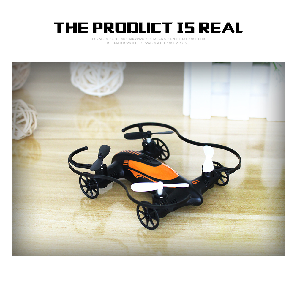 TK115 Mini Fly Car 2 in 1 RC Drone Altitude Hold Quadcopter