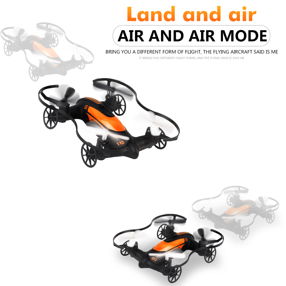 TK115 Mini Fly Car 2 in 1 RC Drone Altitude Hold Quadcopter