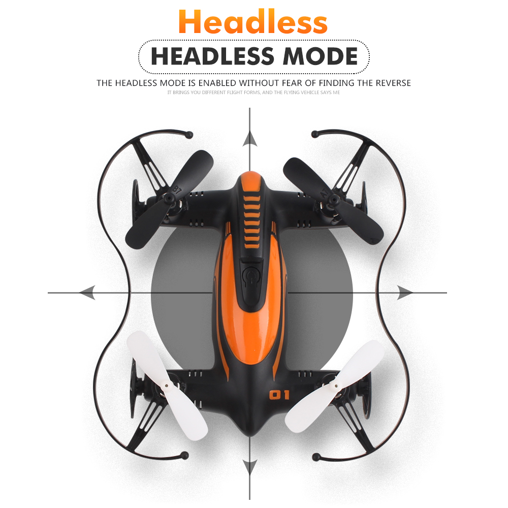 TK115 Mini Fly Car 2 in 1 RC Drone Altitude Hold Quadcopter TK115 Mini Fly Car 2 in 1 RC Drone Altitude Hold Quadcopter