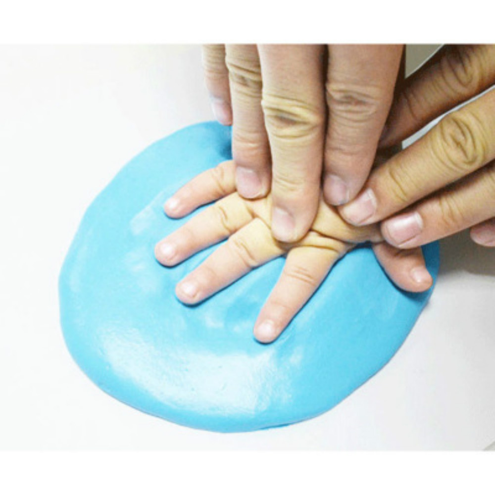 Air Drying Soft Clay Baby Handprint Footprint Imprint Kit Casting Parent-Child Hand Inkpad Fingerprint