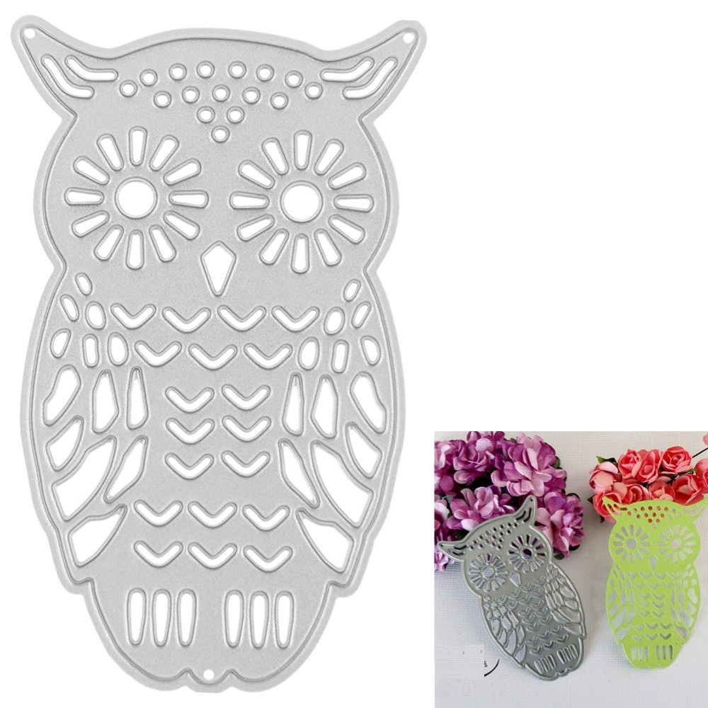 Owl Embossing Cutting Dies Stencils Metal DIY Scrapbooking Decorative Metal Craft