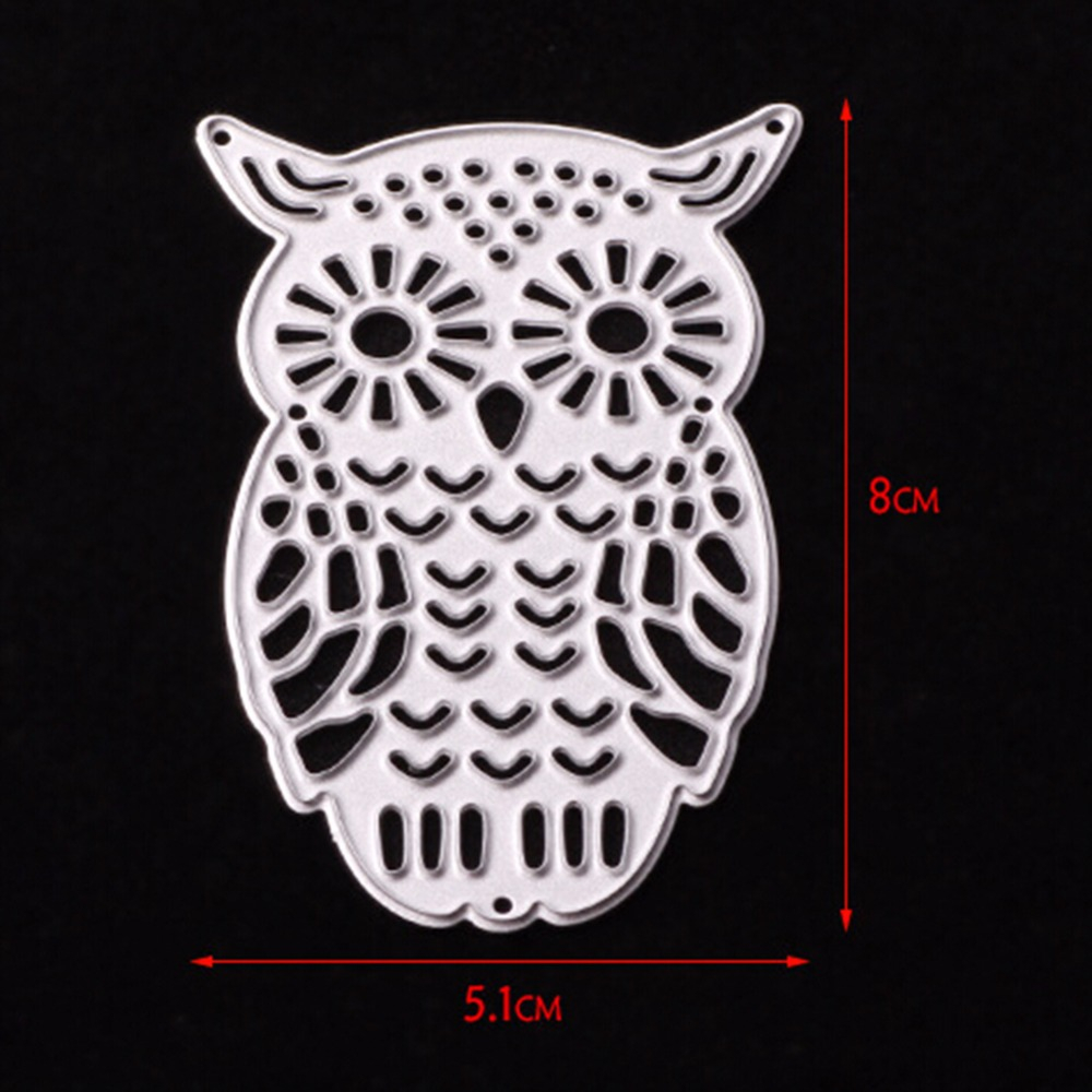 Owl Embossing Cutting Dies Stencils Metal DIY Scrapbooking Decorative Metal Craft